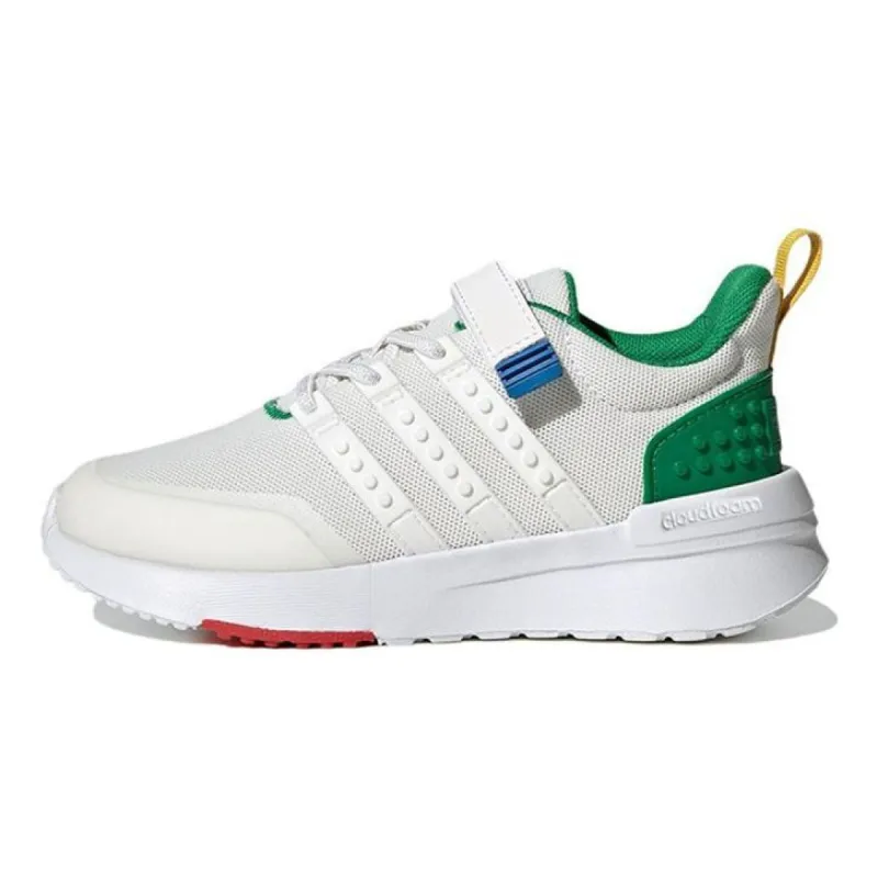 (GS) adidas Racer TR21 x LEGO 'White Green' HQ1315 sold by KicksCrew
