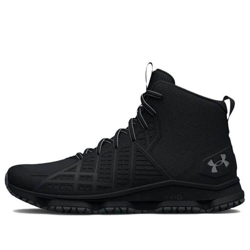 Under Armour Micro G Strikefast Mid 'Black Pitch Grey' 3025575-001 sold by KicksCrew