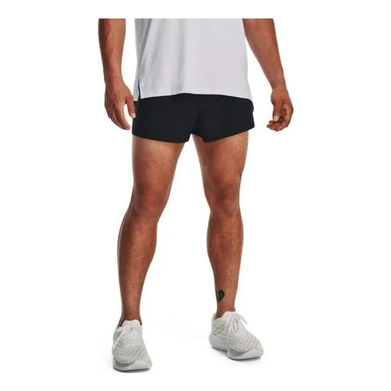 Under Armour Launch Split Shorts 'Black' 1377813-001 sold by KicksCrew
