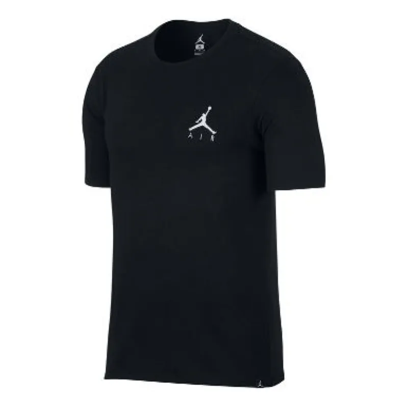 Air Jordan Jumpman Air Embroidered T-Shirt'Black' AH5296-010 sold by KicksCrew