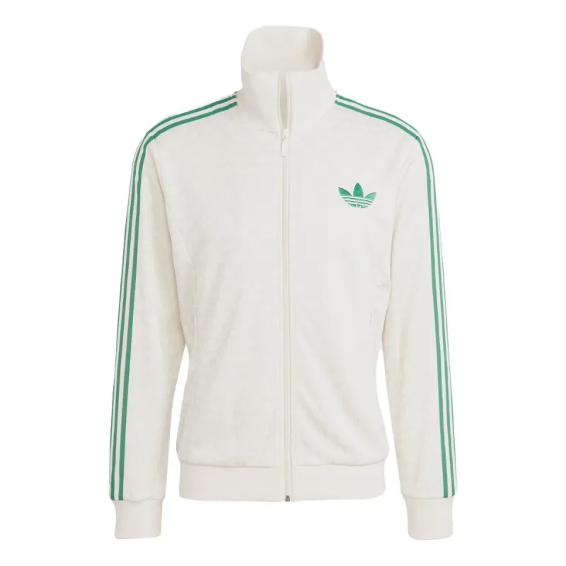 adidas originals Adicolor 70s Monogram Track Top 'White Green' IP6981 sold by KicksCrew