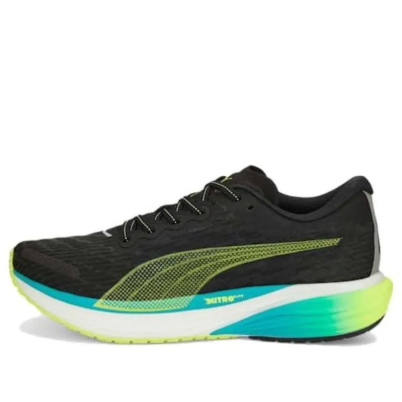PUMA Deviate Nitro 2 'Black Deep Aqua Lime' 376807-08 sold by KicksCrew