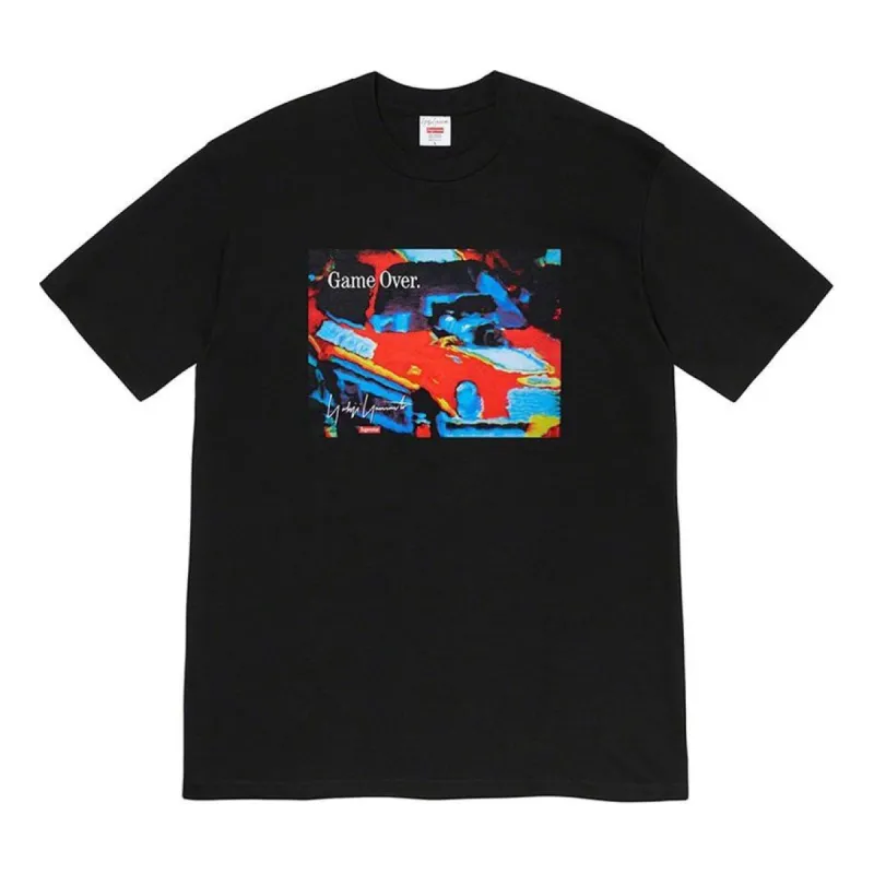 Supreme FW20 Week 4 x Yohji Yamamoto Tee 'Black White' SUP-FW20-101 sold by KicksCrew