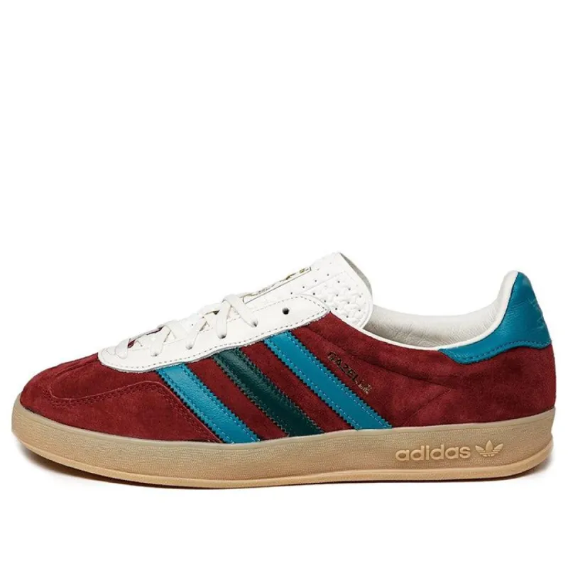 Adidas Originals Gazelle Indoor Shoes 'Burgundy Arctic Fusion Collegiate Green' IG4996 sold by KicksCrew