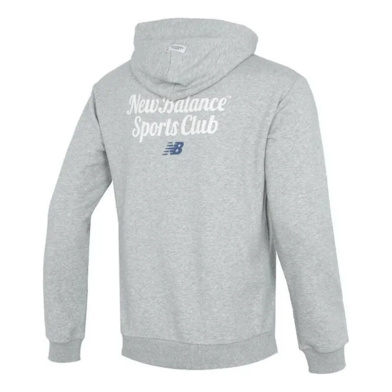 New Balance Sportswear Hoodie 'Grey White' 5CD38131-MGR sold by KicksCrew