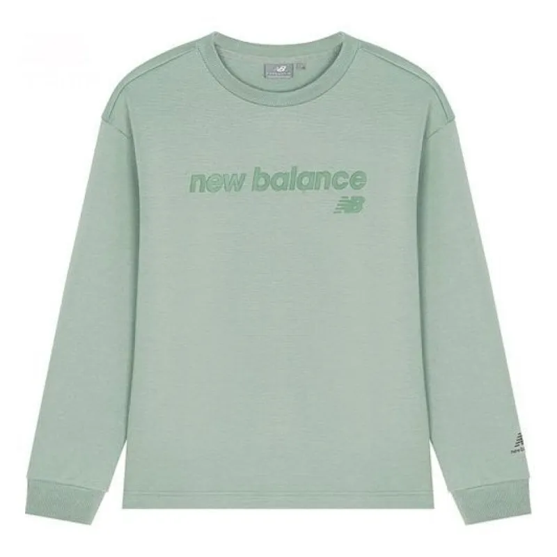 New Balance Logo Lifestyle Sweatshirt 'Green' 5CC39603-KH sold by KicksCrew