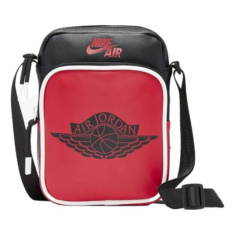 Air Jordan Festival Crossbody Sport Bag 'Red Black' 9A0443-KR5 sold by KicksCrew