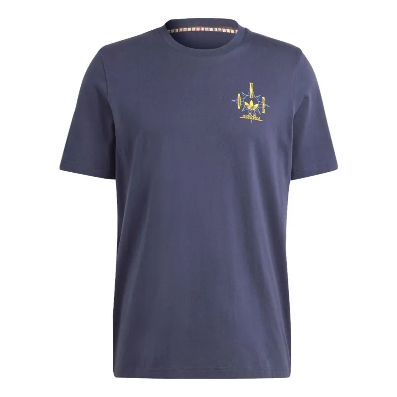 adidas Nice Graphic Tee 'Blue' IR7591 sold by KicksCrew