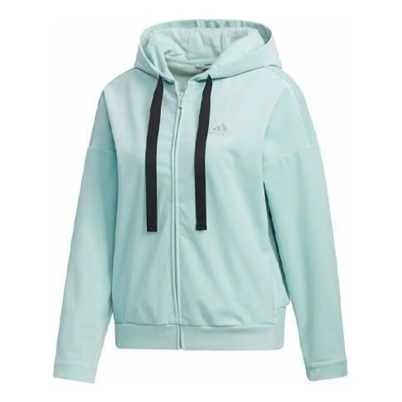 (WMNS) Adidas Style Velor Jackets 'Blue' GM1466 sold by KicksCrew