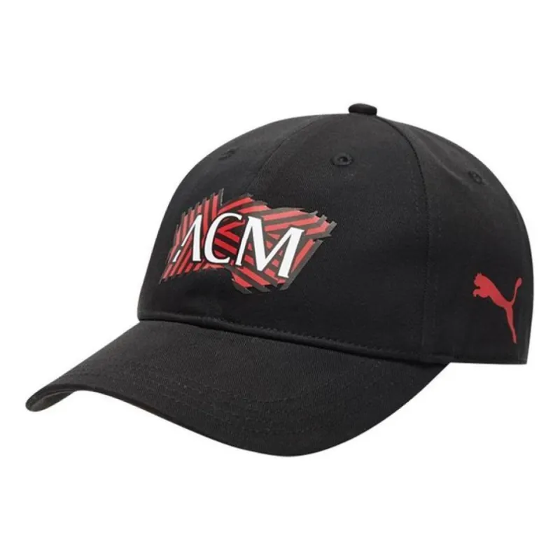 Puma AC Milan Football Core Cap 'Black Red' 02351001 sold by KicksCrew