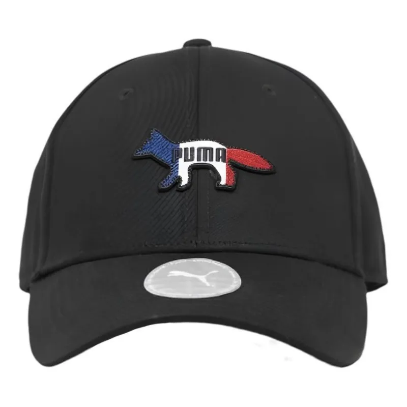 Puma x Maison Kitsune Baseball Cap 'Black' 023337-01 sold by KicksCrew