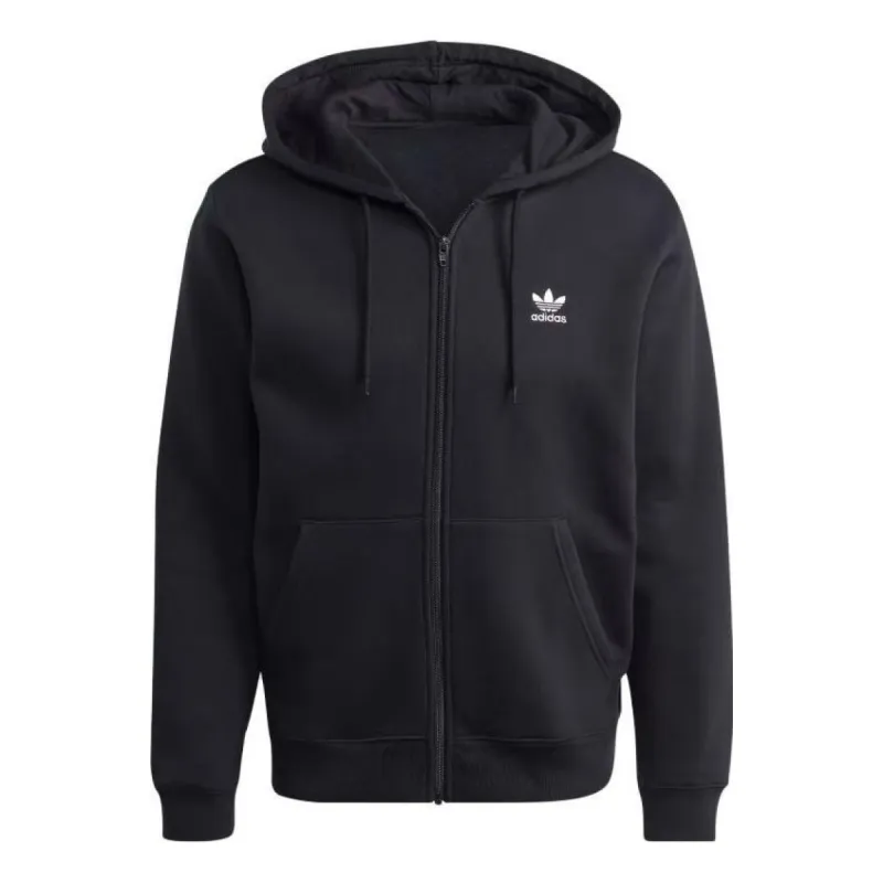 adidas Trefoil Full-Zip Hoodie 'Black' IL2511 sold by KicksCrew