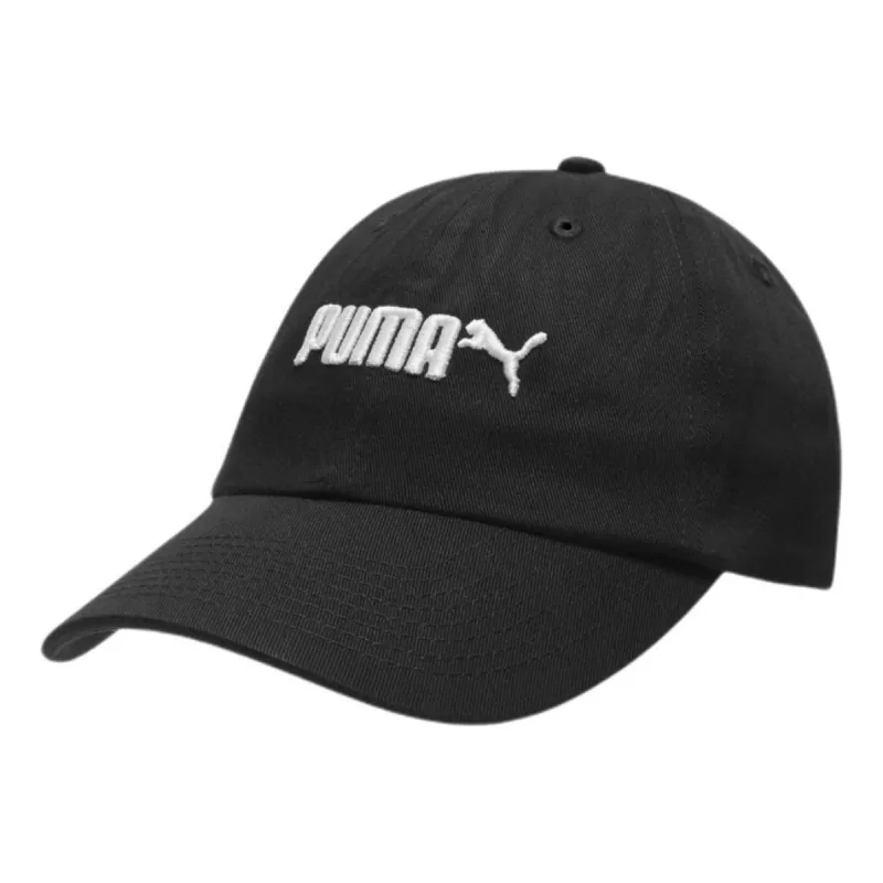 (GS) Puma Essentials No. 2 Logo Cap 'Black White' 022886-01 sold by KicksCrew