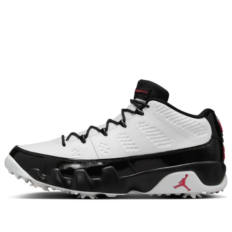 Air Jordan 9 Retro Low Golf 'White Black True Red' FJ5934-100 sold by KicksCrew
