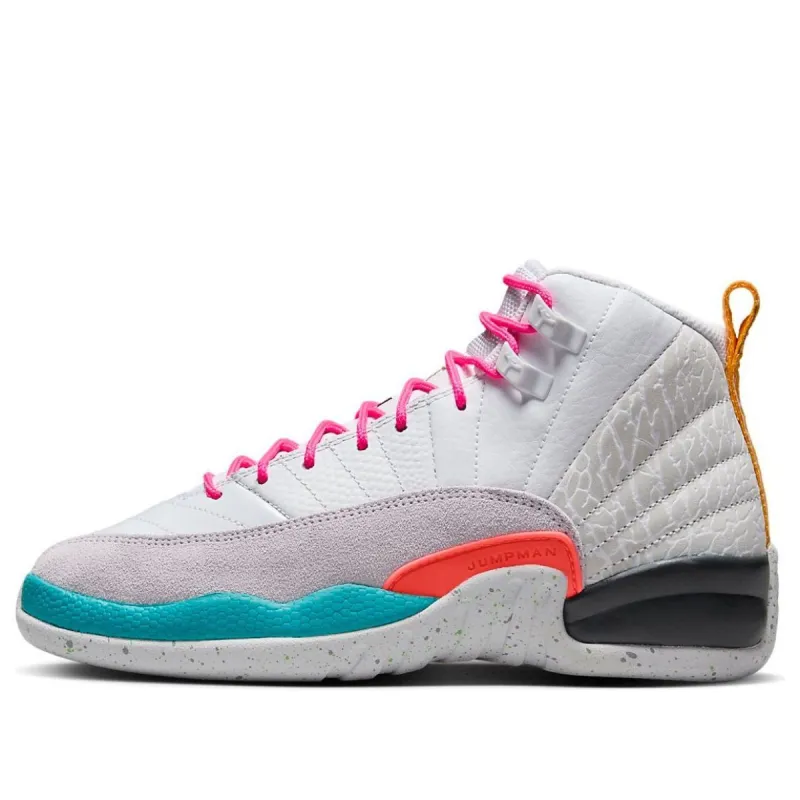 (GS) Air Jordan 12 Retro 'White Vapor Green' 153265-130 sold by KicksCrew