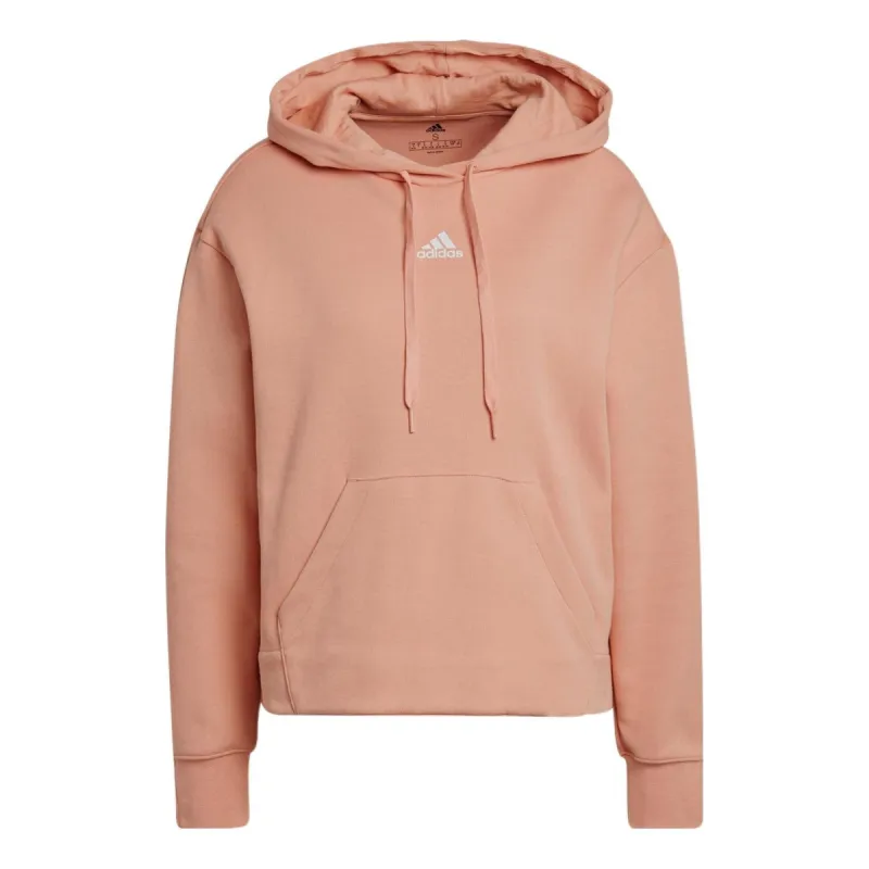(WMNS) adidas Essentials Relaxed 3-Stripes Hoodie 'Pink' H10171 sold by KicksCrew