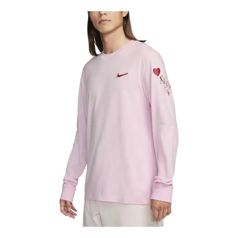 Nike Sportswear Long-Sleeve T-Shirt 'Pink' FV3994-663 sold by KicksCrew