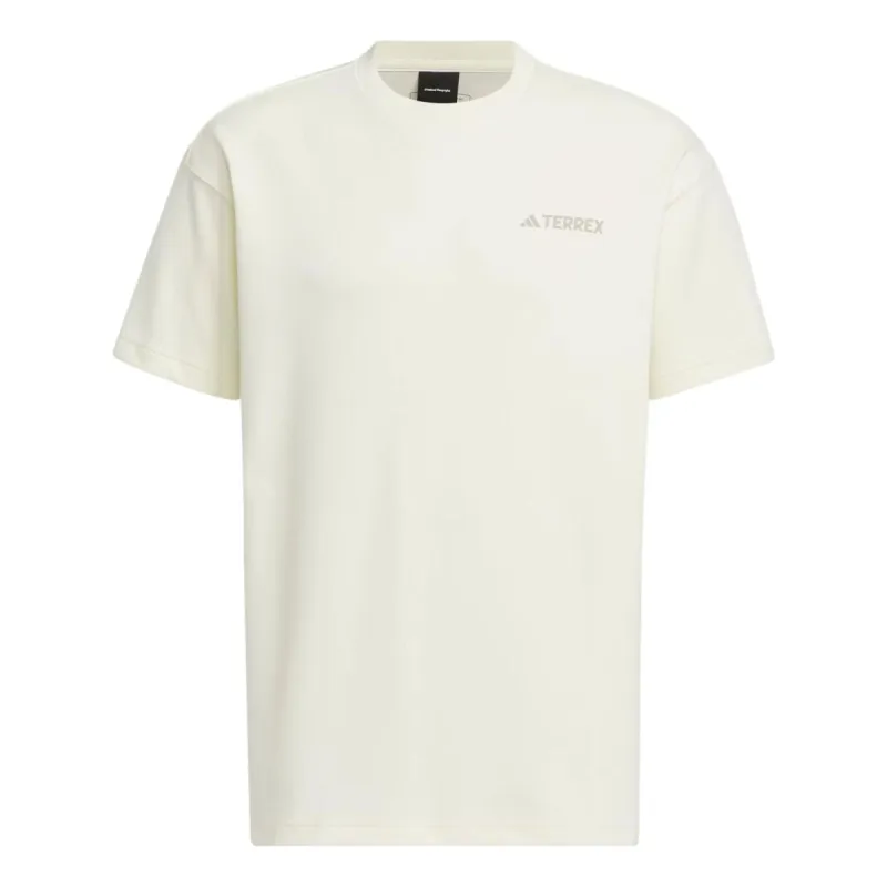 adidas National Geographic AEROREADY Graphic Tee 'Beige' IS9514 sold by KicksCrew