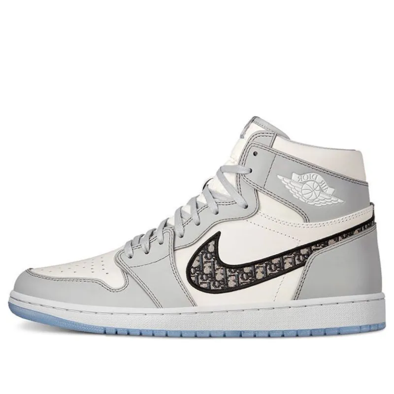 Dior x Air Jordan 1 High OG 'White Wolf  Grey' CN8607-002 sold by KicksCrew