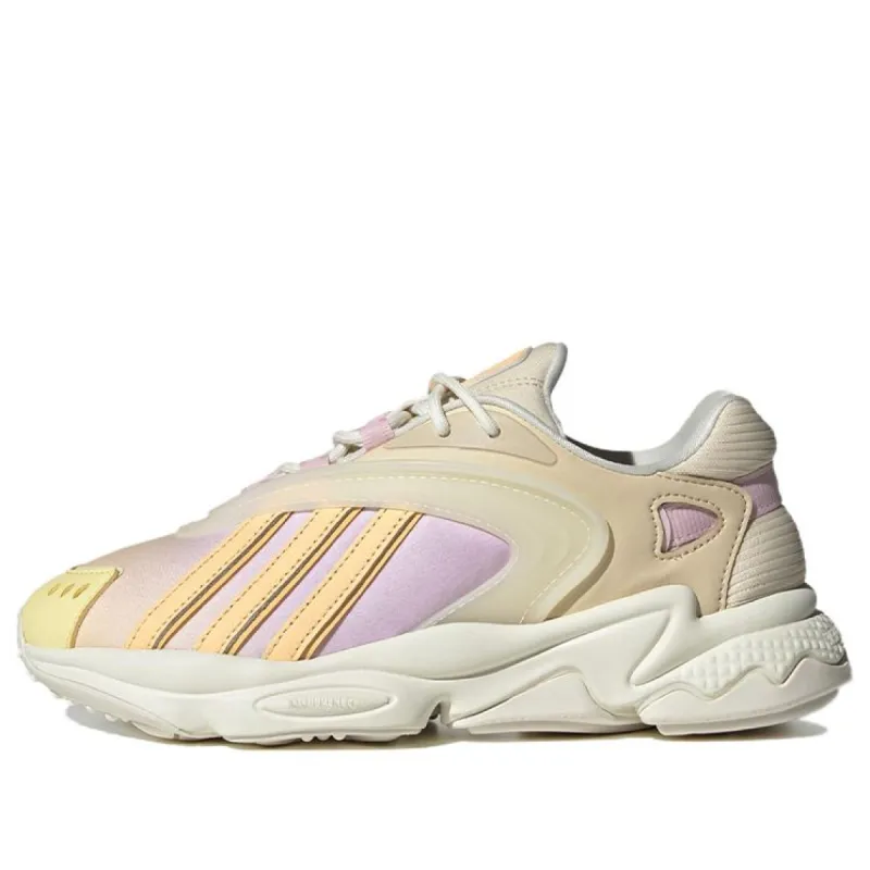 GS) adidas originals Oztral 'Crystal White Lucid Fuchsia