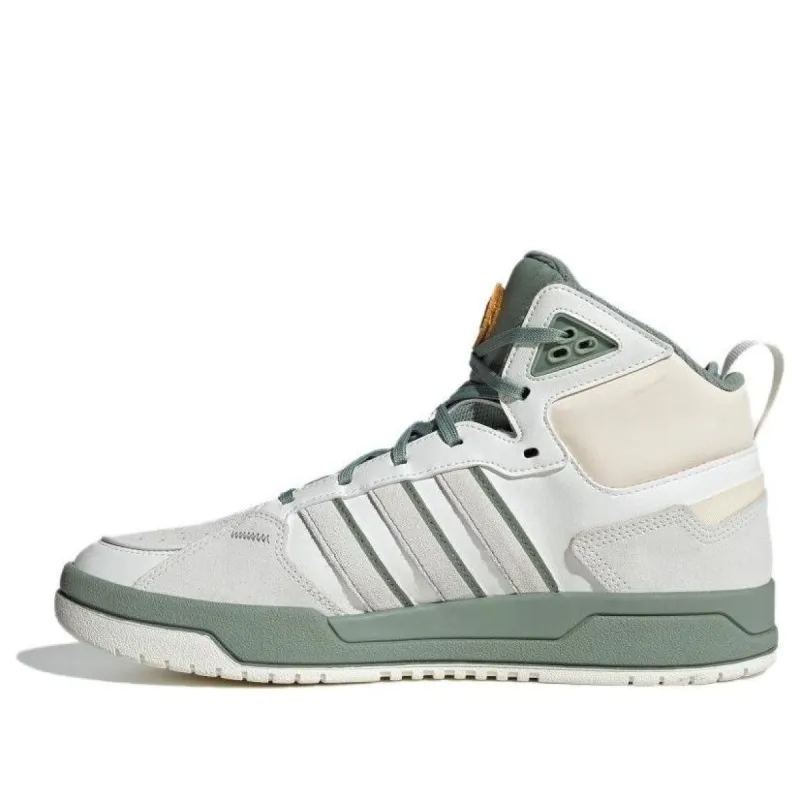 Adidas Neo 100DB Basketball Shoes 'Grey White Olive Green'  IG1572 sold by KicksCrew
