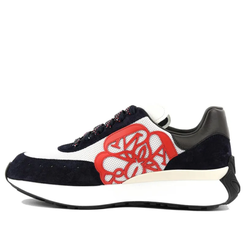 Alexander McQueen Sprint Runner 'Black White Red' 705074W4V618928 sold by KicksCrew