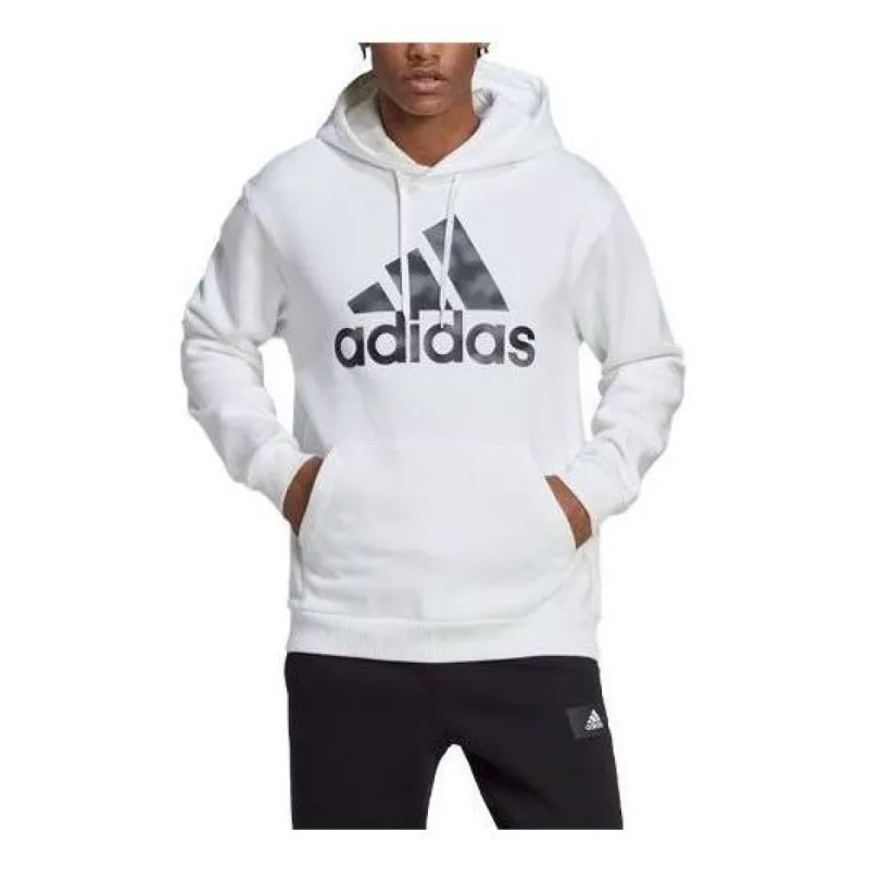 adidas Essentials Camo Print French Terry Hoodie 'White' HL6932 sold by KicksCrew