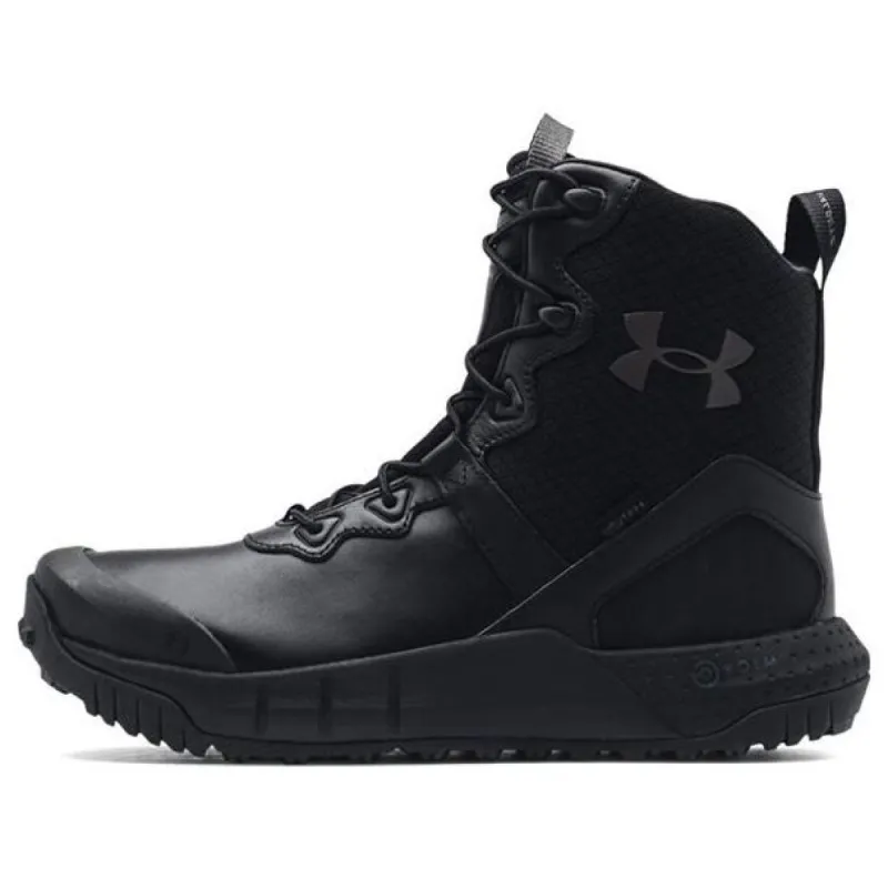 Under Armour Micro G Valsetz Leather 'Black Jet Grey' 3024266-001 sold by KicksCrew