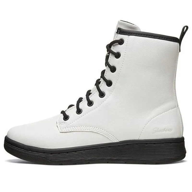 (WMNS) Skechers Albeit 'White Black' 44821-WHT sold by KicksCrew
