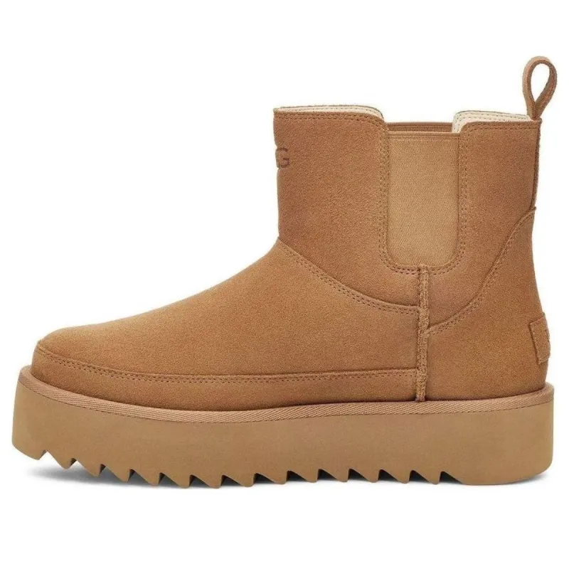 (WMNS) UGG Classic Chelsea Platform Mini Boot 'Chestnut' 1158051-CHE sold by KicksCrew