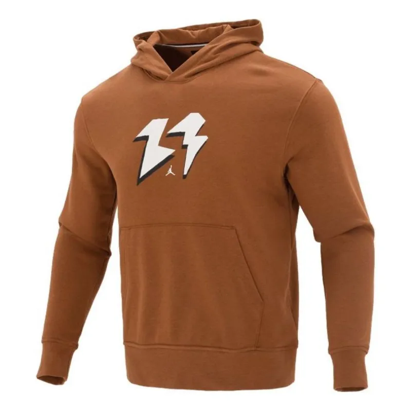 Air Jordan Flight MVP Fleece Pullover Hoodie 'Light British Tan' FQ1871-281 sold by KicksCrew
