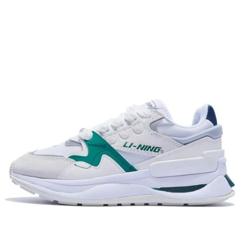 (WMNS) Li-Ning 001 Moment V2 'White Green' AGCT018-1 sold by KicksCrew