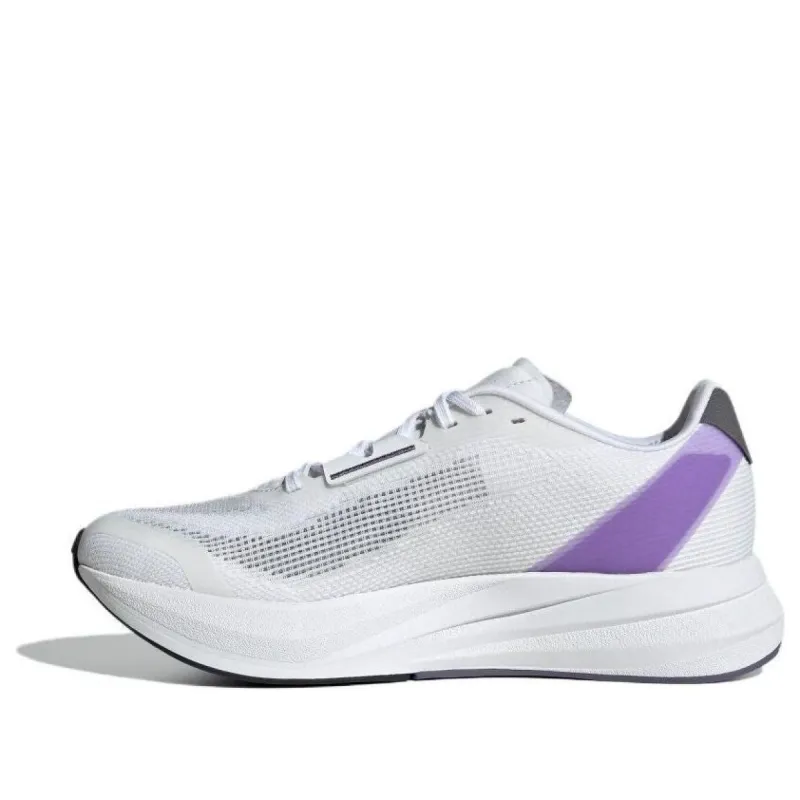 (WMNS) Adidas Duramo Speed Running Shoes 'White Black Purple' IE9688 sold by KicksCrew