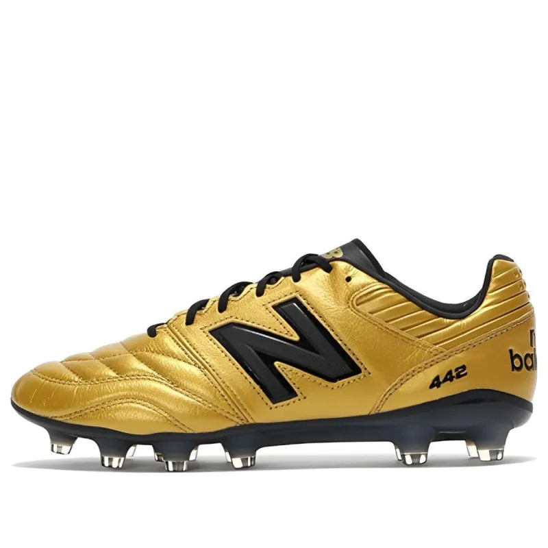 New Balance 442 v2 Pro HG Soccer Shoes 'Gold Black' MS41HLE2 sold by KicksCrew