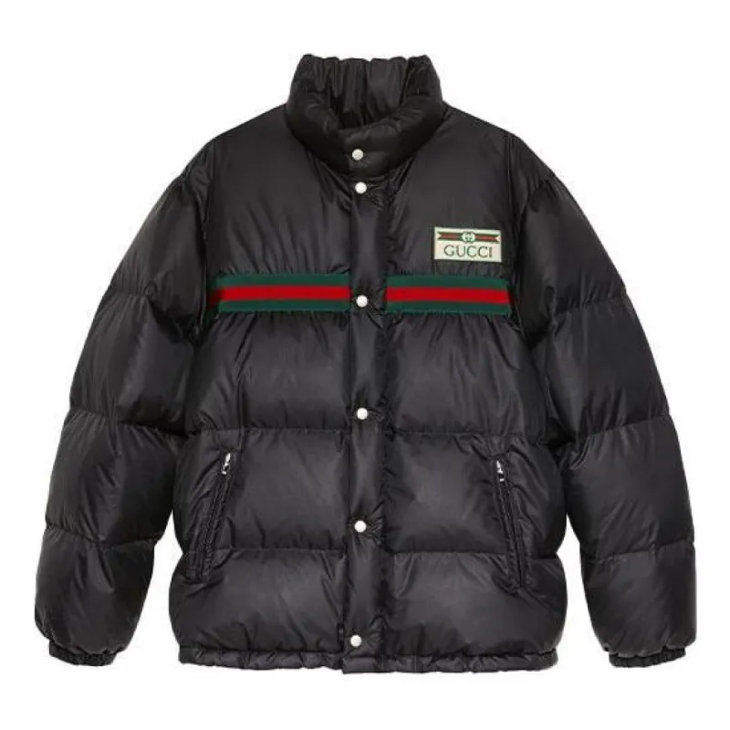 GUCCI Fw21 Water repellent down jacket 'Black' 666560-Z8AQX-1043 sold by KicksCrew
