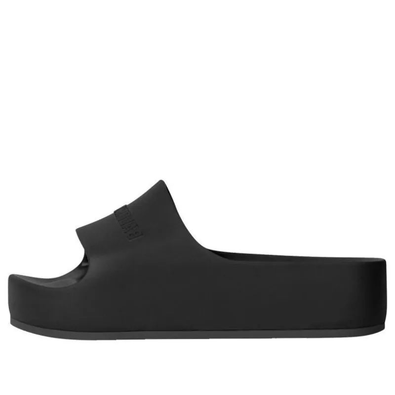 (WMNS) Balenciaga Chunky Slides 'Black' 654315W1S891000 sold by KicksCrew