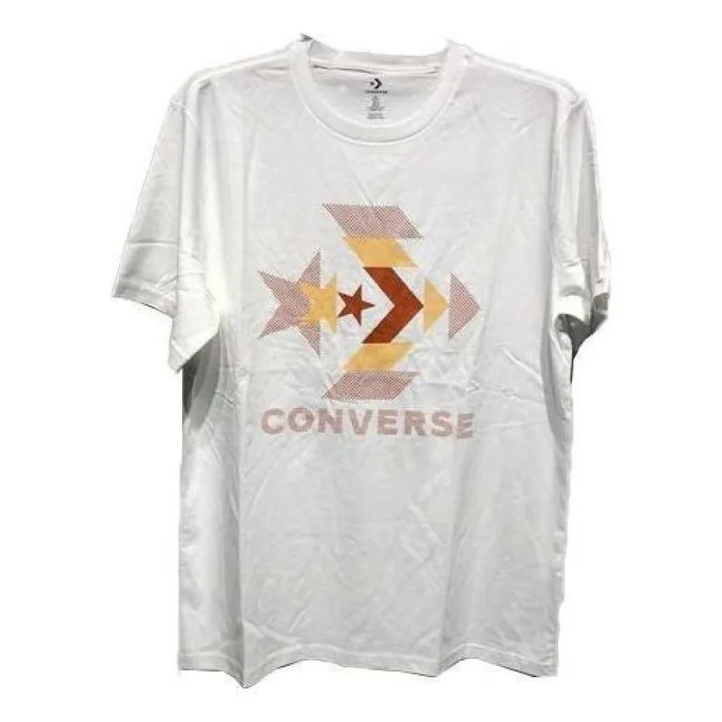 Converse Star Chevron Zoomed In Graphic T-Shirt 'White' 10022024-A02 sold by KicksCrew