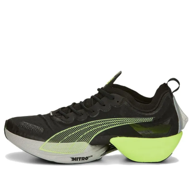 PUMA Fast-R NITRO Elite Carbon 'Black Lime Squeeze' 376899-01 sold by KicksCrew