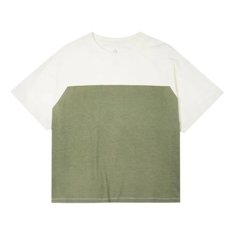 Converse Shapes Triangle Raglan Graphic T-Shirt 'Egret' 10021717-A02 sold by KicksCrew