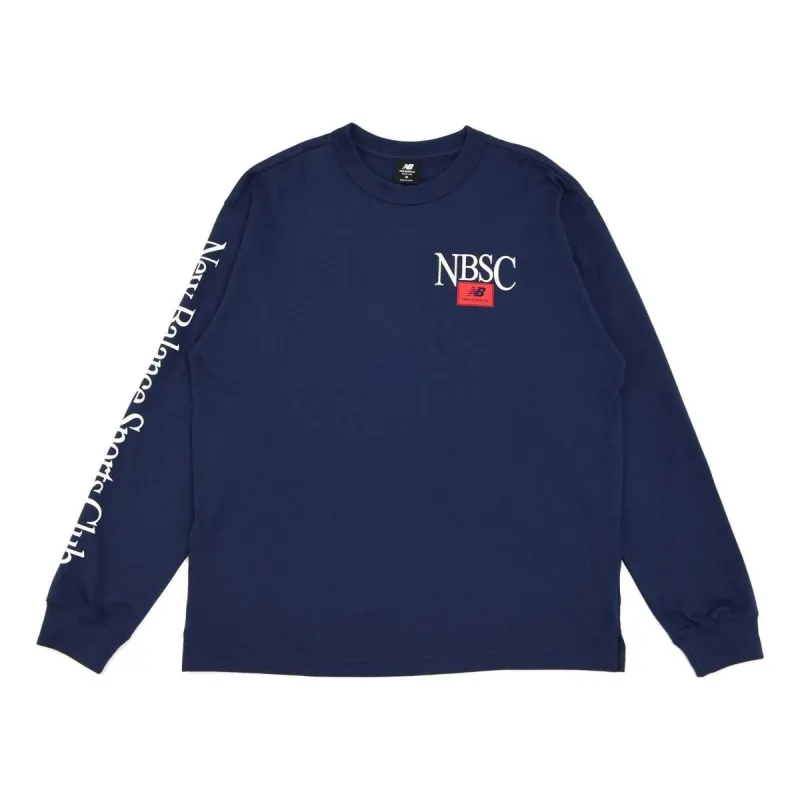 New Balance Athletics NB Sports Club Long Sleeve T-shirt 'Navy' MT31557-NNY sold by KicksCrew