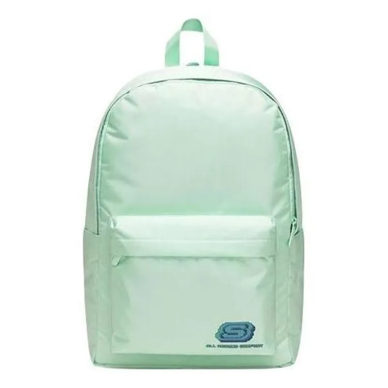 (WMNS) Skechers Logo Backpack 'Light Green' L122U183-01BC sold by KicksCrew