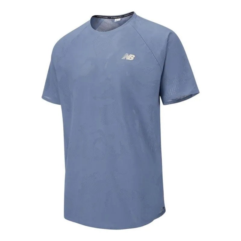 New Balance Q Speed Jacquard T-shirt 'Light Blue' MT33281-MYL sold by KicksCrew