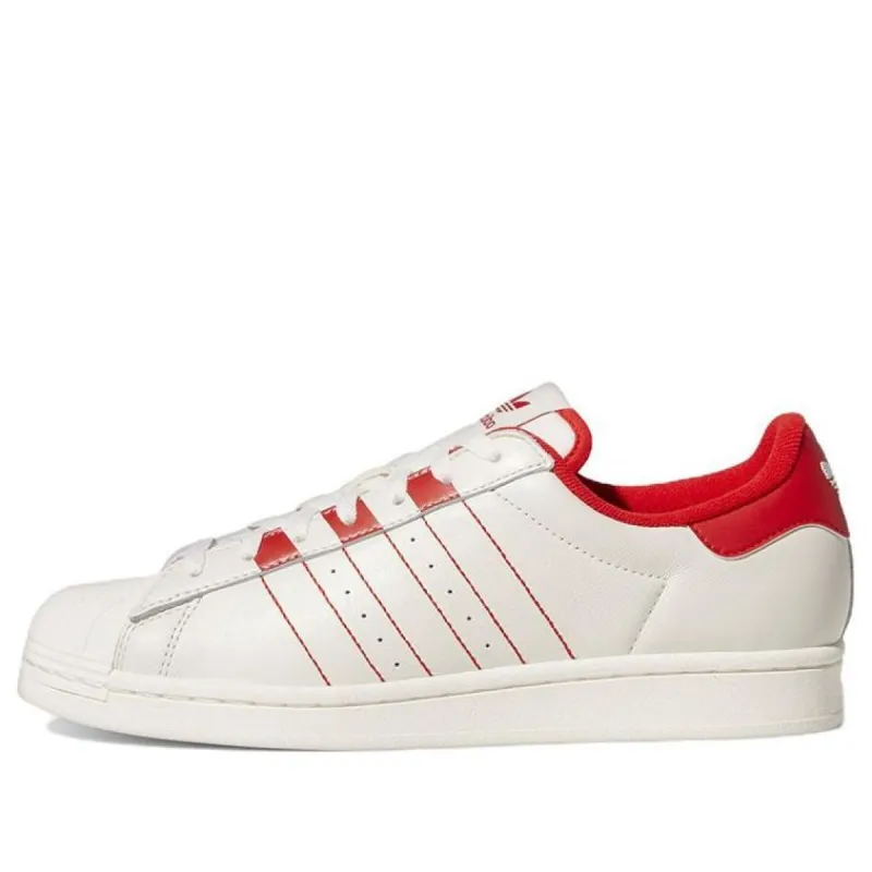 adidas originals Superstar 'White Vivid Red' GZ4744 sold by KicksCrew