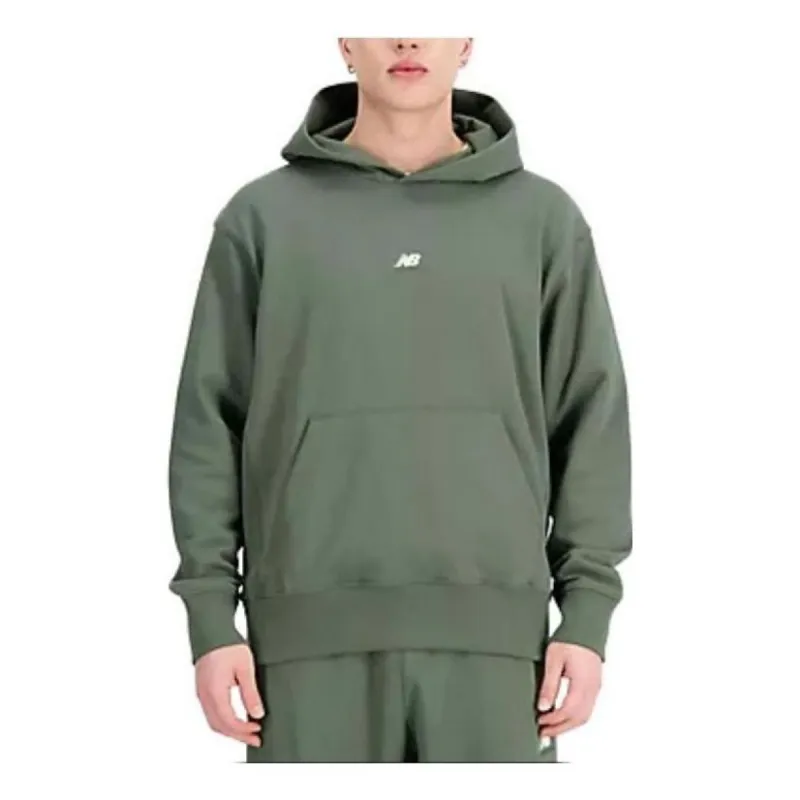 New Balance Athletics Remastered Graphic French Terry Hoodie 'Deep Olive Green' MT31502-DON sold by KicksCrew