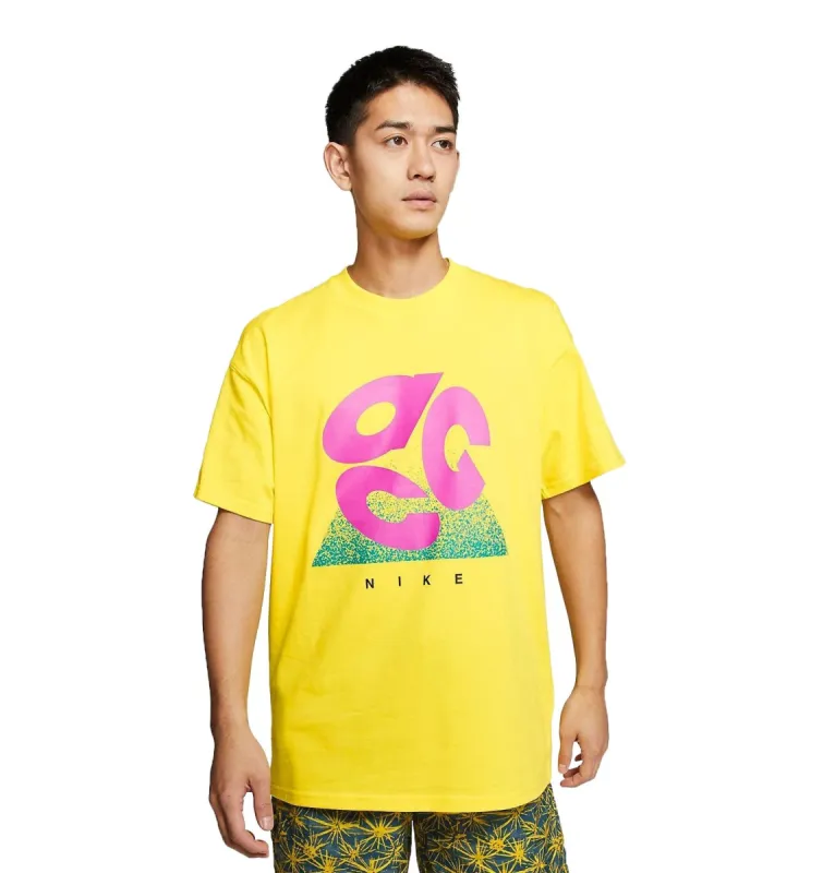Nike ACG Logo Tee 'Opti Yellow' CT4170-731 sold by KicksCrew