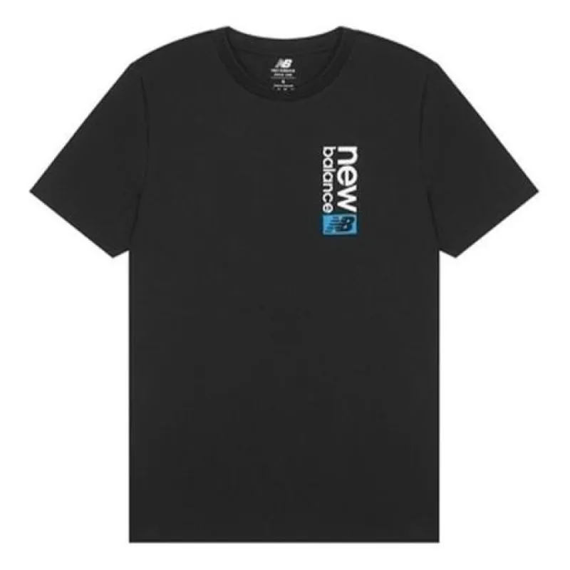 New Balance Logo T-shirt 'Black' MT21902-BK sold by KicksCrew