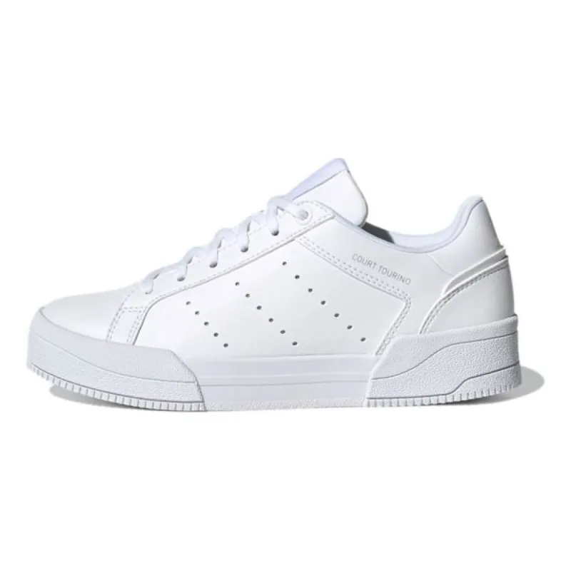 (GS) Adidas Court Tourino Shoes 'Triple White' H00764 sold by KicksCrew