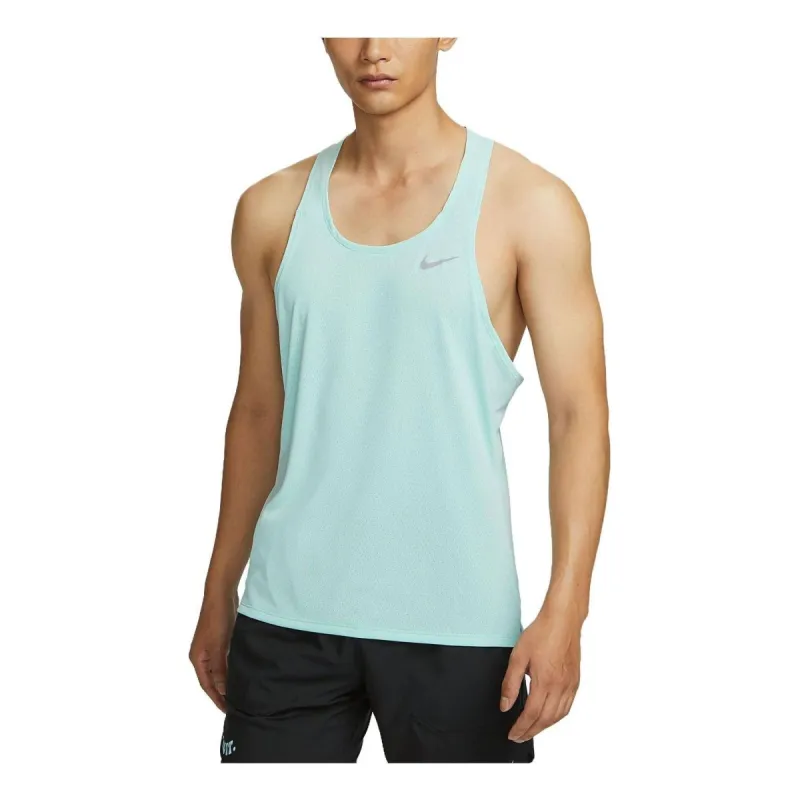 Nike Dri-Fit Running Tank Top 'Ice Emerald Green' DQ4733-346 sold by KicksCrew