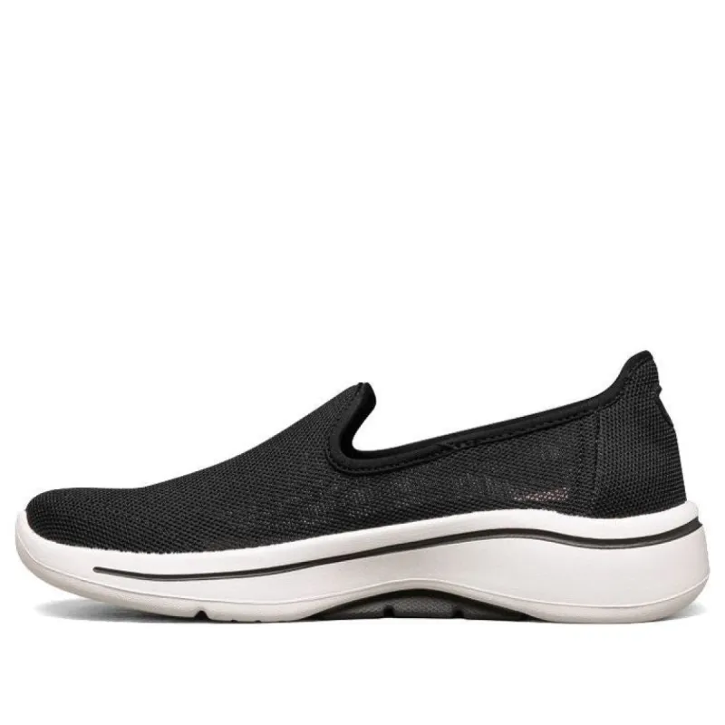 (WMNS) Skechers Go Walk Arch Fit 'Black White' 896018-BKW sold by KicksCrew