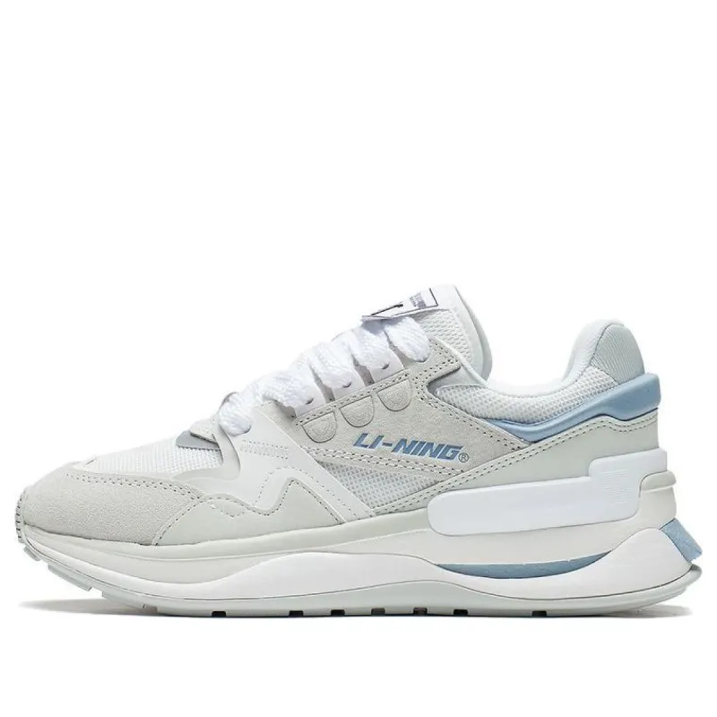 (WMNS) Li-Ning 001 Moment 3M 'Grey White Blue' AGCS110-1 sold by KicksCrew